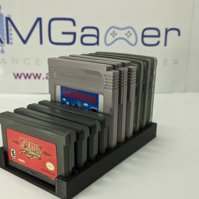 Gameboy Game Cartridge Holder Tray